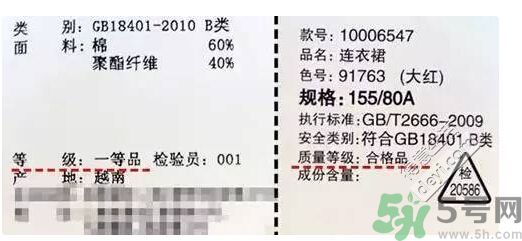 衣服一等品是什么意思？衣服一等品和合格品哪個好？