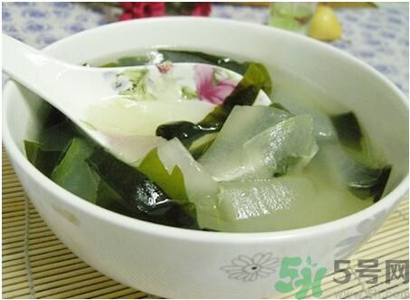 冬瓜和海帶一起吃能降火嗎？冬瓜能和海帶一起吃嗎？