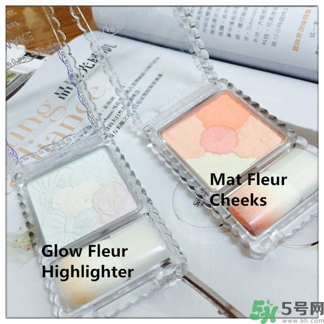 canmake花瓣腮紅色號對比圖？canmake五色花瓣腮紅試色