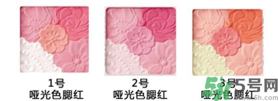 canmake花瓣腮紅色號對比圖？canmake五色花瓣腮紅試色