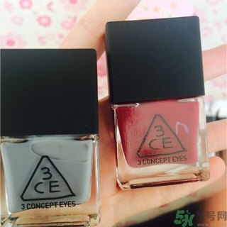 3CE指甲油真假辨別對比圖 3CE指甲油真假辨別對比圖