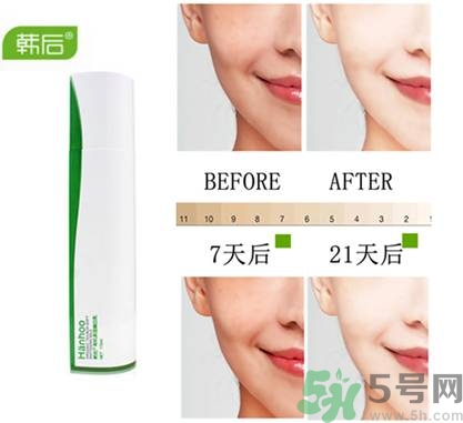 韓后茶蕊嫩白系列怎么樣？韓后茶蕊baby白好用嗎？