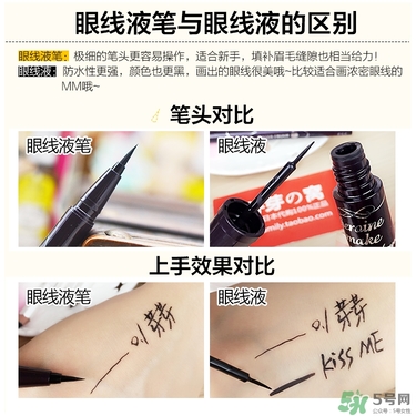 kiss me眼線(xiàn)筆哪款好？kiss me眼線(xiàn)筆版本對(duì)比
