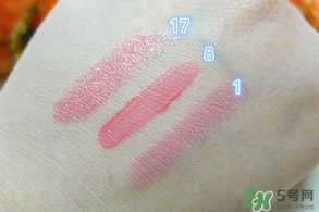 圣羅蘭ysl52和17哪個好看？ysl17和52試色比拼