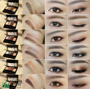 kate眼影哪個色號好？kate眼影br2和br3上妝