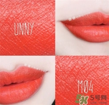 unny啞光唇膏筆色號(hào) unny啞光旋轉(zhuǎn)口紅試色