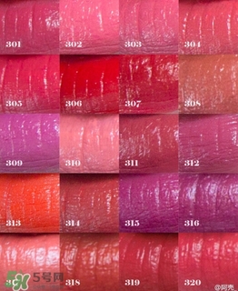 紀梵希小羊皮口紅試色大全 紀梵希口紅哪個顏色好看