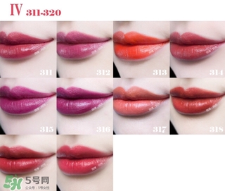 紀梵希小羊皮口紅試色大全 紀梵?？诩t哪個顏色好看
