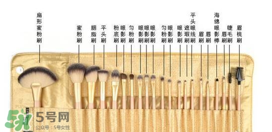 化妝刷有哪些？不同化妝刷怎么用？