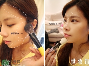 sleek修容粉怎么用？sleek修容粉使用方法
