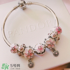 潘多拉桃花系列手鏈怎么看真假？pandora新品桃花手鏈真假辨別