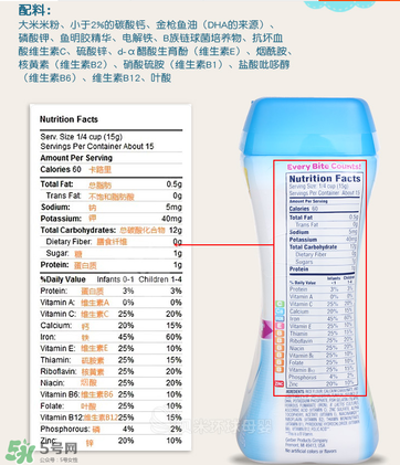 嘉寶dha米粉含鐵嗎？ 嘉寶dha米粉含鐵量多少？