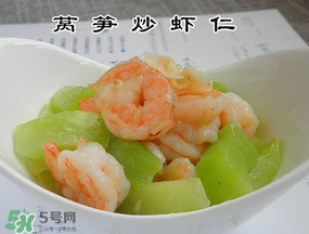 萵筍可以和蝦一起吃嗎？萵筍能和蝦仁一起吃嗎？