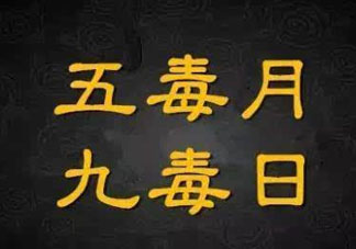 九毒日是哪幾天？2017年九毒日是哪幾天？