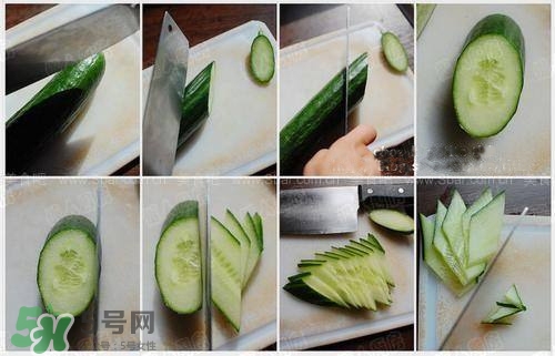 黃瓜怎么切菱形？如何將黃瓜切菱形