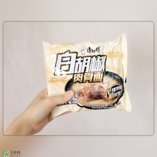 康師傅白胡椒肉骨面好吃嗎？康師傅白胡椒方便面味道怎樣