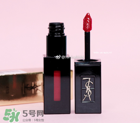 ysl黑管唇釉413是什么顏色？ysl圣羅蘭黑管唇釉413試色