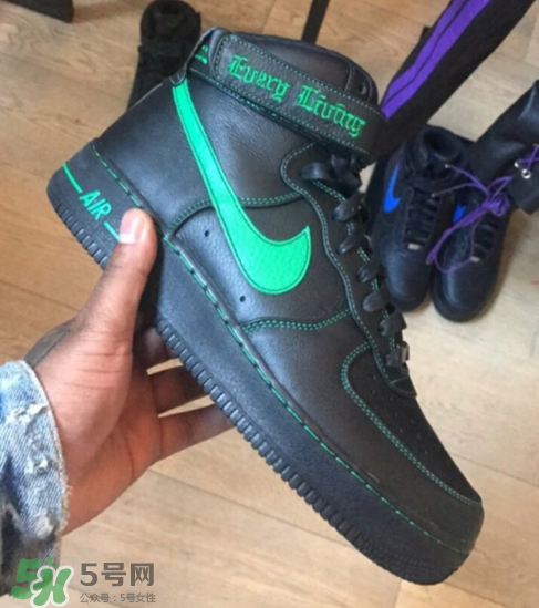 vlone與nike air force 1high聯(lián)名款運動鞋配色有哪幾種？