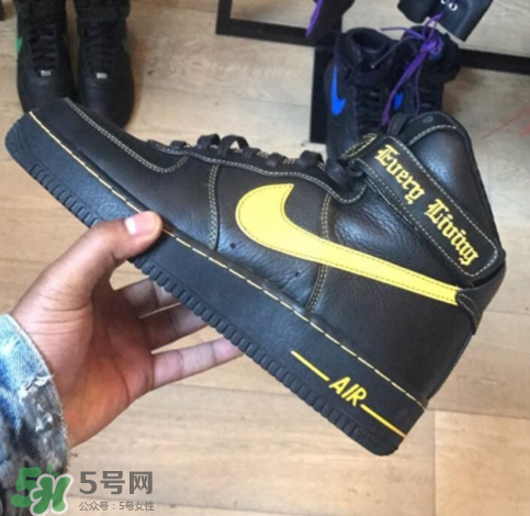 vlone與nike air force 1high聯(lián)名款運動鞋配色有哪幾種？