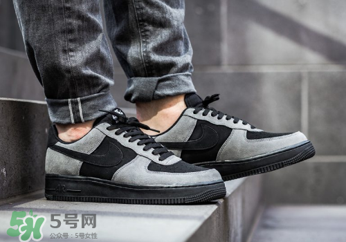 nike air force 1 low黑灰配色上腳怎么樣_好看嗎？