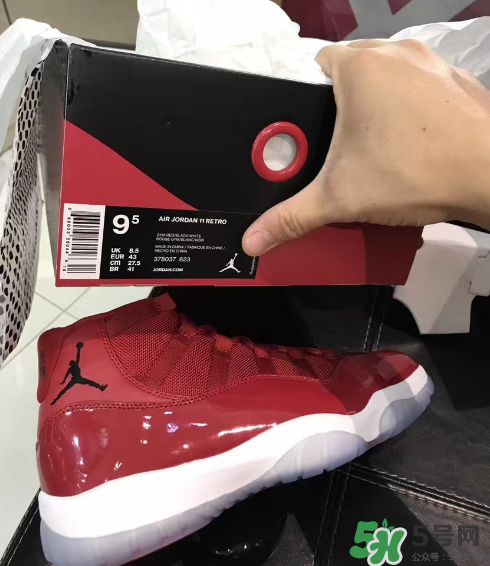 air jordan 11 gym red安東尼全紅配色實(shí)物怎么樣？