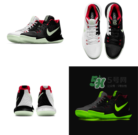 歐文同款黑白鴛鴦夜光kyrie 3怎么定制_在哪里買？