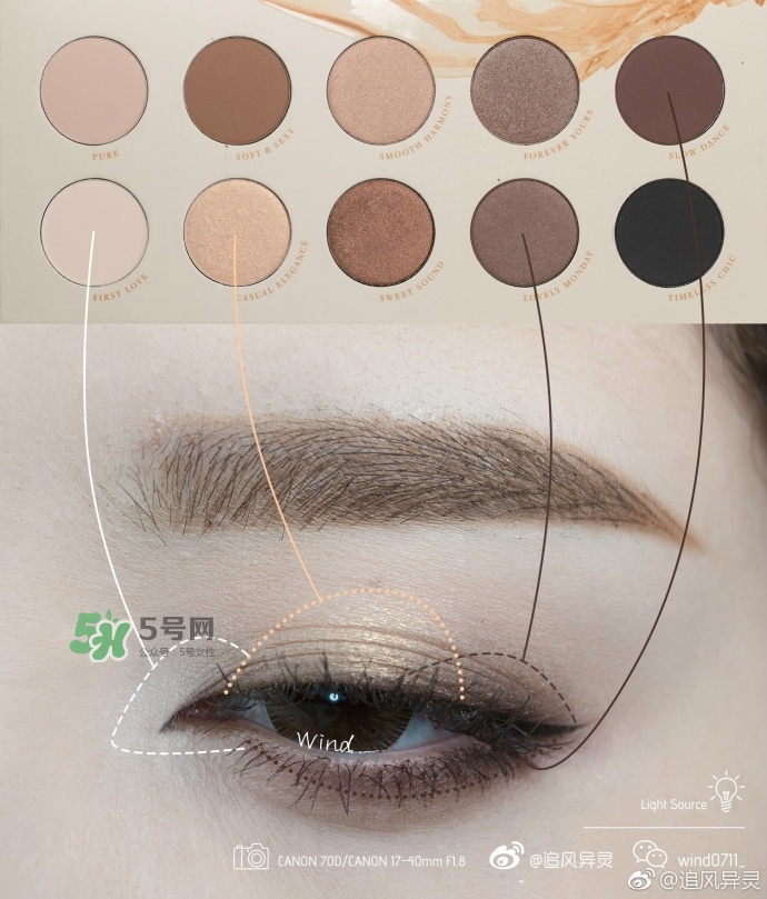 zoeva naturally yours眼影盤怎么畫？naturally yours教程