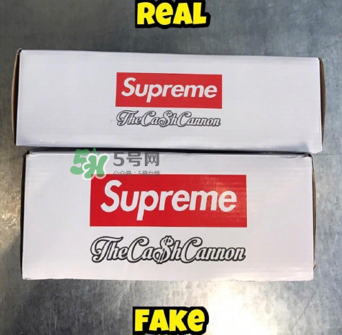 supreme cashcannon真假怎么看？supreme噴錢槍真假對比