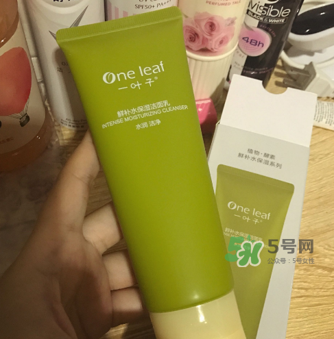 一葉子鮮補水洗面奶怎么樣？一葉子鮮補水潔面乳好用嗎？