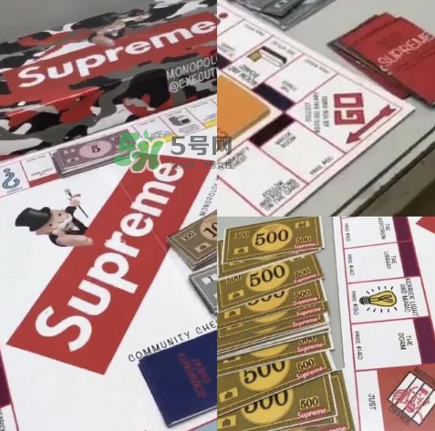 supreme版大富翁是什么樣的？大富翁和supreme聯(lián)名是真的嗎？