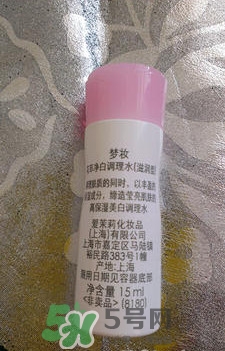 夢(mèng)妝花萃凈白調(diào)理水怎么樣？夢(mèng)妝花萃凈白調(diào)理水能補(bǔ)水嗎？