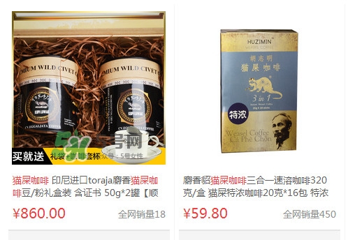 貓屎咖啡多少錢一杯？貓屎咖啡多少錢一斤