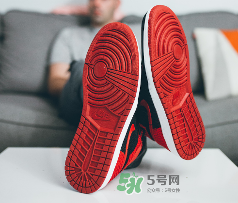 air jordan 1 flyknit banned上腳怎么樣？aj1編織款毛線鞋上腳效果