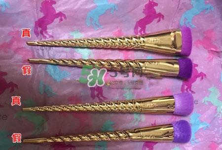 tarte獨(dú)角獸化妝刷真假辨別對(duì)比圖 tarte獨(dú)角獸化妝刷真假辨別對(duì)比圖