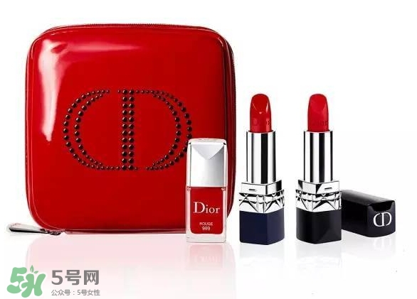 迪奧999摯愛紅唇套裝多少錢？迪奧999紅唇套裝試色