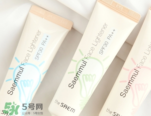 the saem得鮮燈泡隔離霜怎么樣？三種顏色適合不同膚色