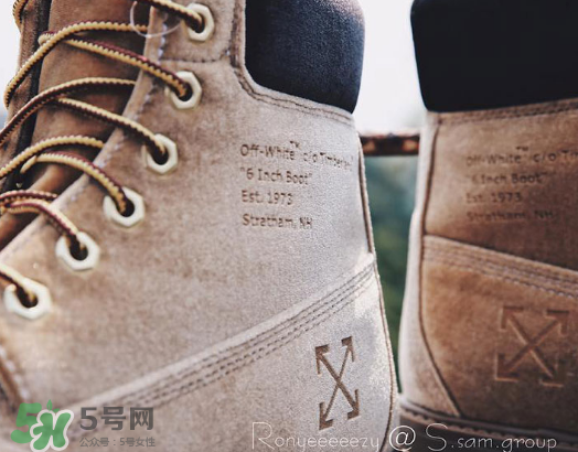 off white與timberland聯(lián)名6英寸大黃靴實物什么樣？