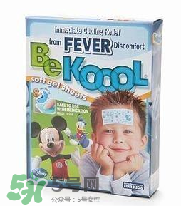 美國(guó)BeKool兒童退熱貼怎么用  BeKool兒童退熱貼說明書