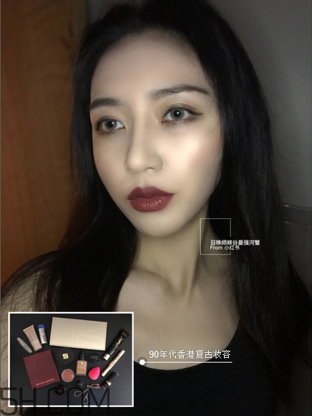 90年代香港女明星復古妝容怎么畫_妝容教程 90年代香港女明星復古妝容怎么畫_妝容教程