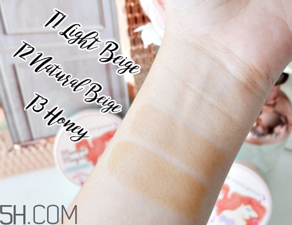 cute press小美人魚氣墊粉餅色號_試色圖 cute press小美人魚氣墊粉餅色號_試色圖