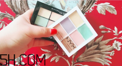 美寶蓮六色遮瑕盤好用嗎？nyx vs maybelline六色遮瑕盤對比