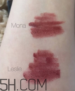 nars mona和leslie一樣嗎？nars mona和leslie試色對比