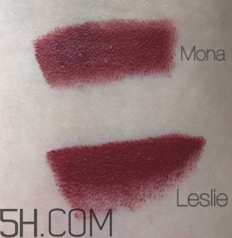 nars mona和leslie一樣嗎？nars mona和leslie試色對比