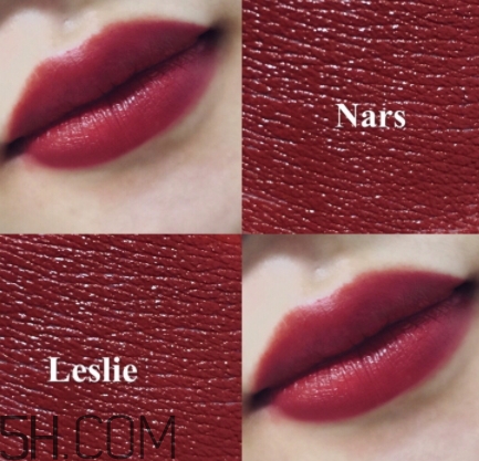 nars leslie張國(guó)榮色是什么顏色？nars leslie口紅試色