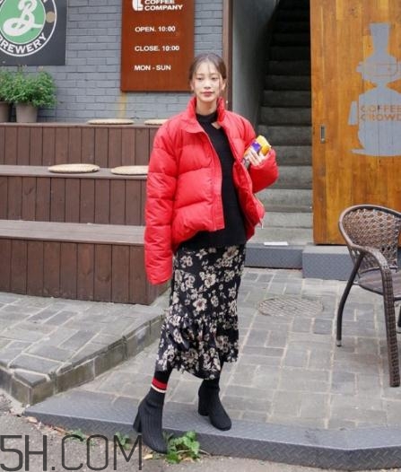 紅色棉襖怎么搭配？紅色棉服搭配圖片