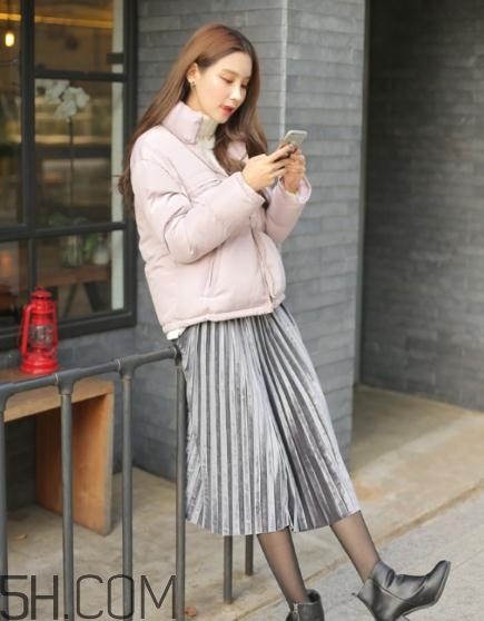 粉色棉服怎么搭配？粉色棉衣搭配圖片