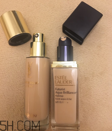 ysl超模粉底液VS雅詩蘭黛沁水粉底液對(duì)比 ysl逆齡粉底液測(cè)評(píng)