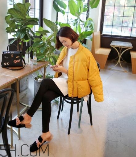 黃色棉服怎么搭配？黃色棉襖搭配圖片