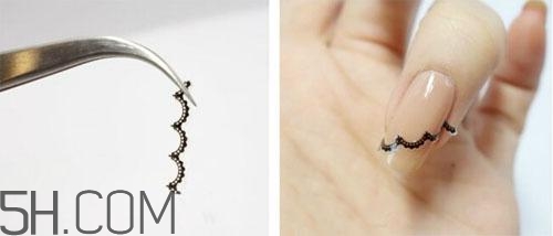 手指粗做什么美甲好看？蕾絲美甲怎么做教程圖解