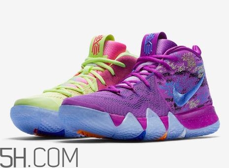 nike kyrie 4 multi color鴛鴦配色實(shí)物諜照什么樣？